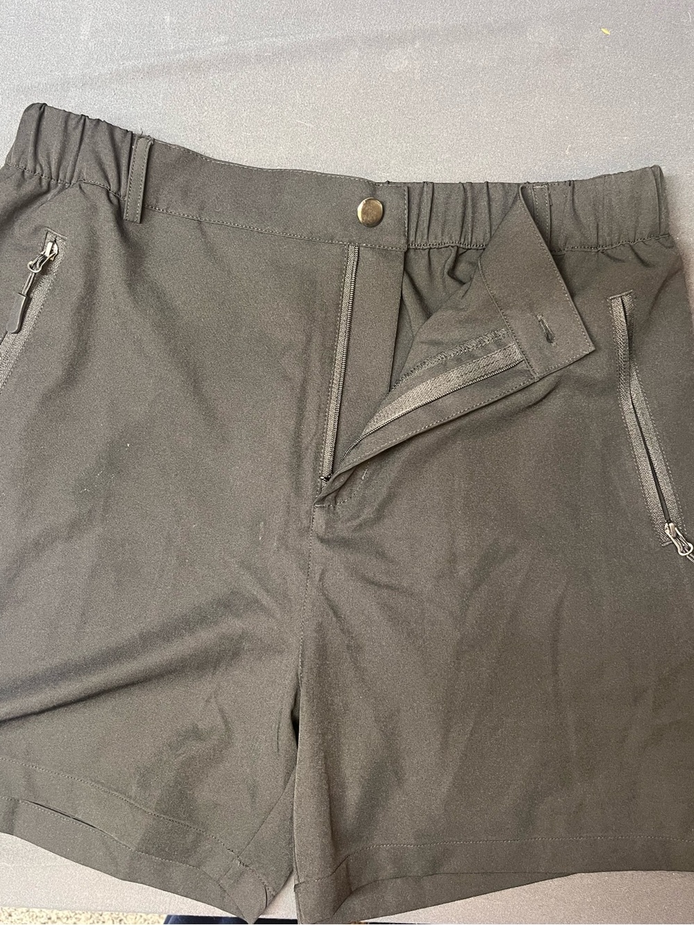 Men's Black Cargo Pants with Zip Pockets